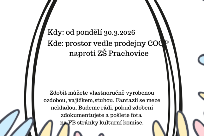 Tradiční zdobení vajíčkovníku – Prachovice