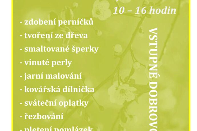 Velikonoční dílny – Havlíčkova Borová