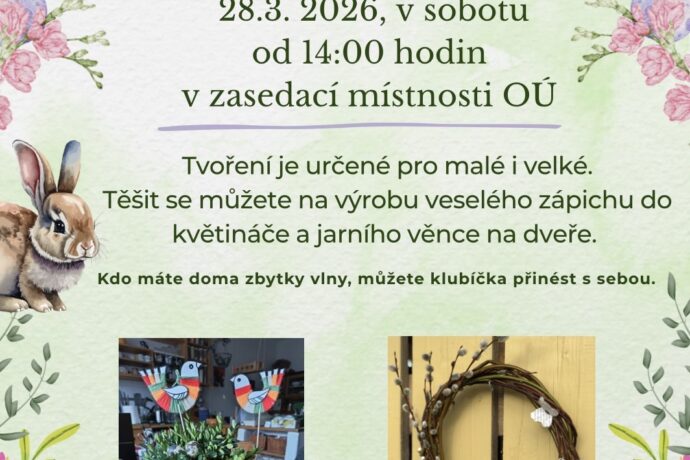 Velikonoční tvoření – Obecní úřad Lipovec