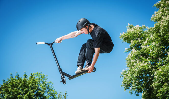 Freestyle koloběžka pro pokročilé 