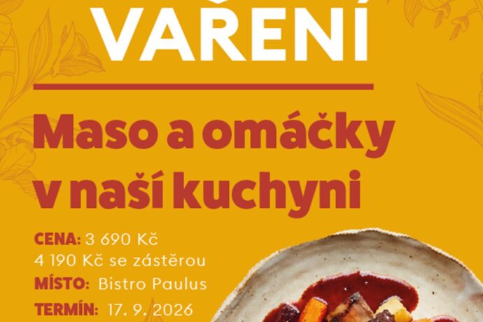 Škola vaření s Romanem Paulusem - Maso a omáčky v kuchyni