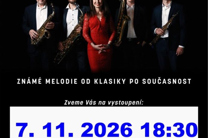 Světová hudba pro 4 saxofony a zpěv