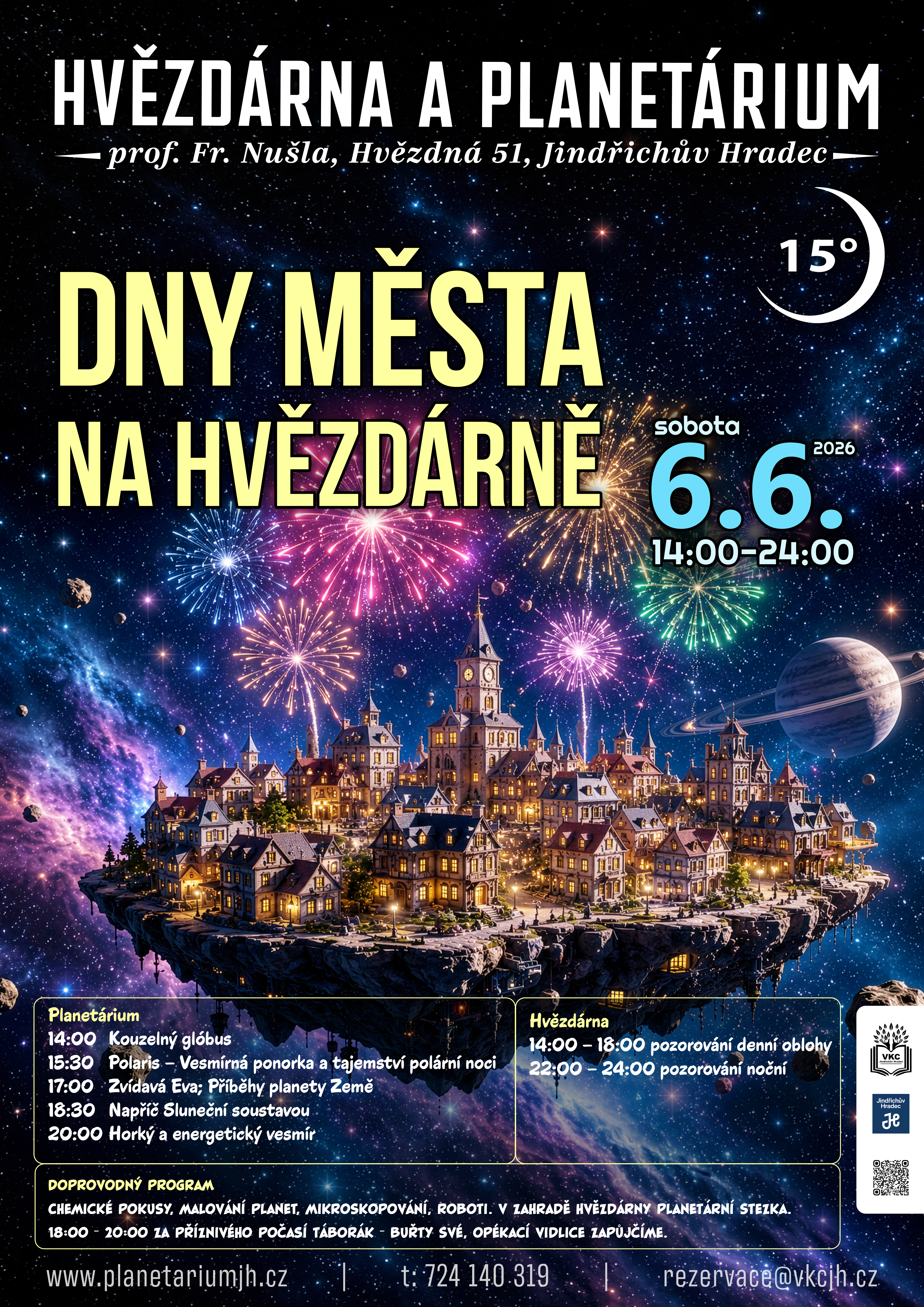 DNY MĚSTA NA HVĚZDÁRNĚ A PLANETÁRIU