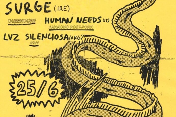 Klub 007 Strahov - G.A.Z.E. (fi), SURGE (ie), HUMAN NEEDS (it), LVZ SILENCIOSA (ar), YOSSARIAN (cz)