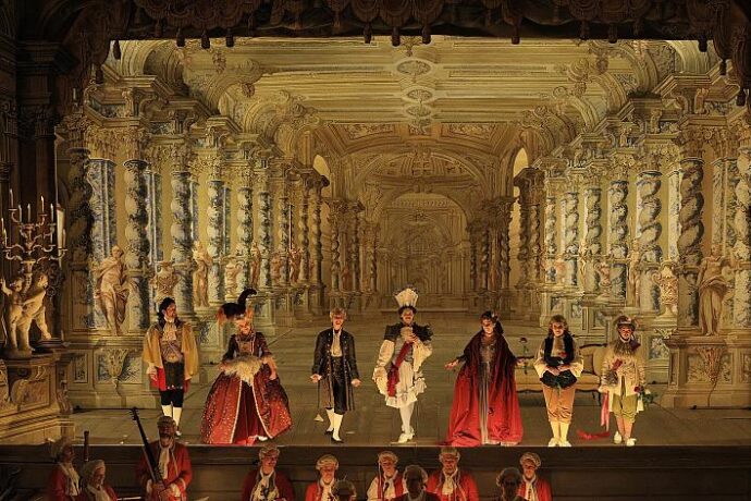 Opera Le Cinesi v Barokním divadle zámku Český Krumlov