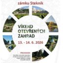 Víkend otevřených zahrad na zámku Stekník