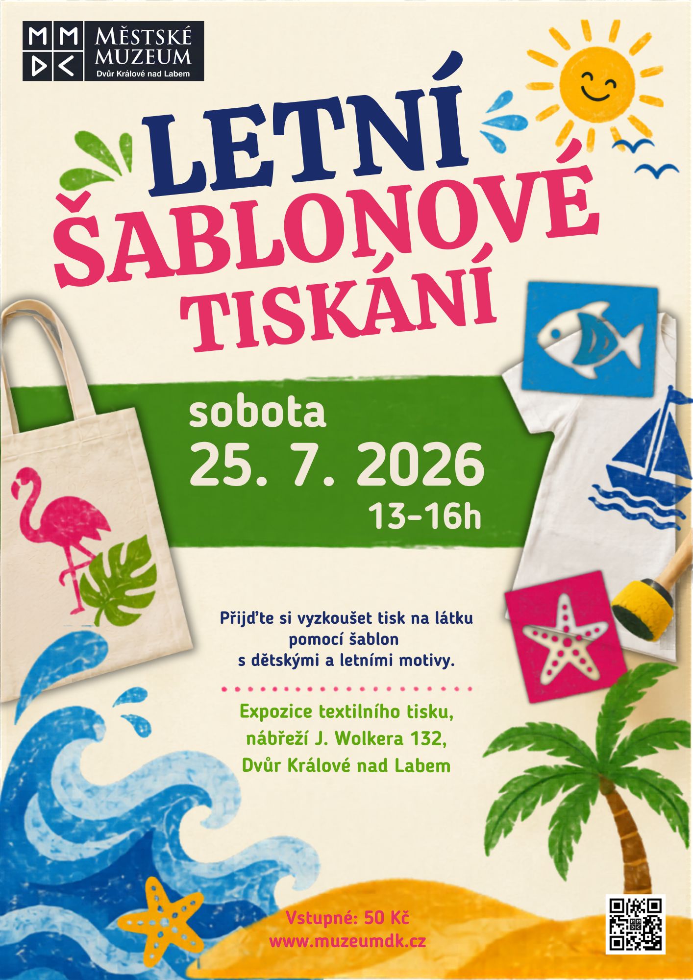 LETNÍ ŠABLONOVÉ TISKÁNÍ