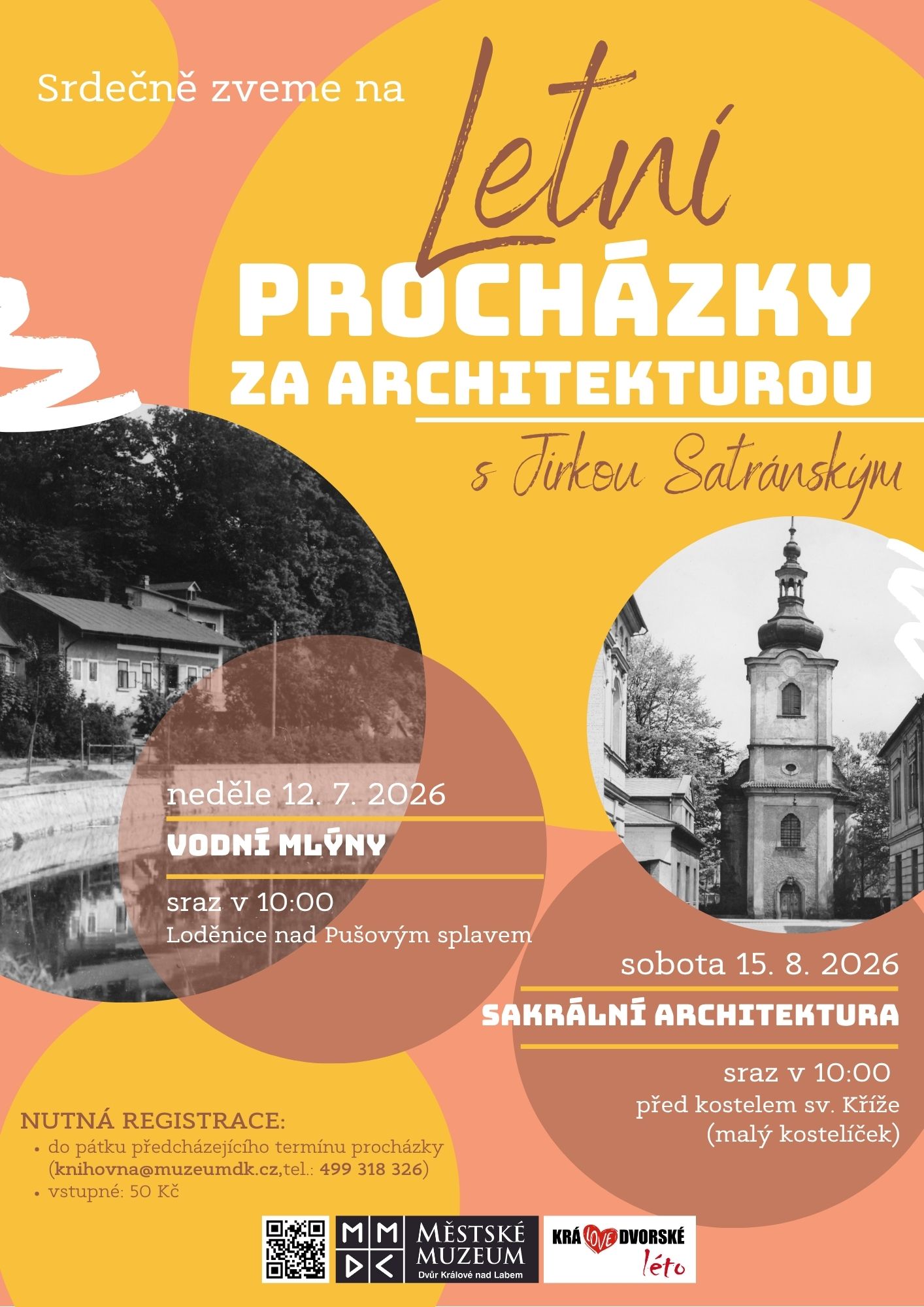 PROCHÁZKY ZA ARCHITEKTUROU S JIRKOU SATRÁNSKÝM - SAKRÁLNÍ ARCHITEKTURA