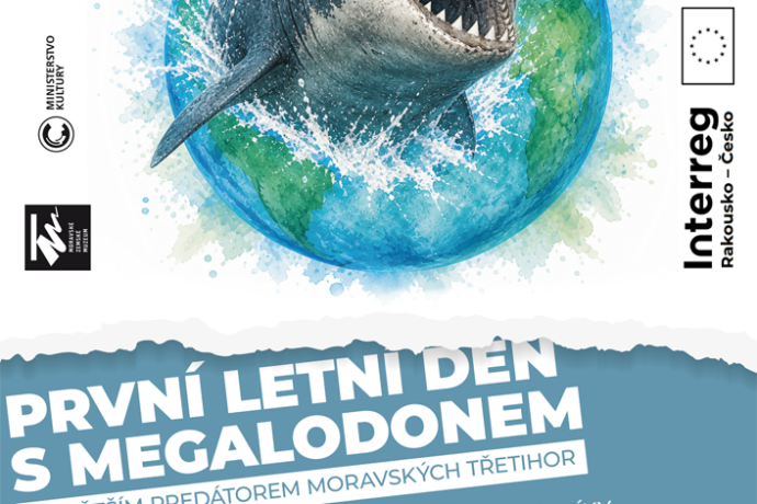 První letní den s Megalodonem, největším predátorem moravských třetihor